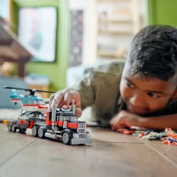 LEGO® Creator: Camion piattaforma e elicottero (31146) immagine 4