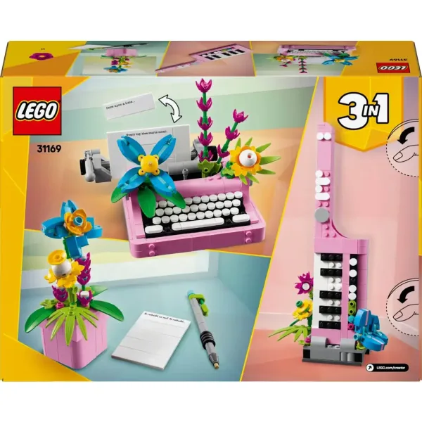 LEGO® Creator: Macchina da scrivere con fiori (31169) immagine 2