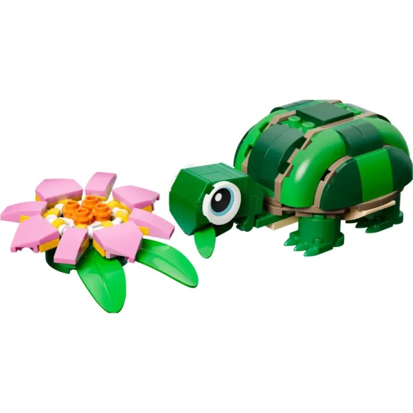 LEGO® Creator: Tartaruga con un fiore di ninfea (31377) immagine 2