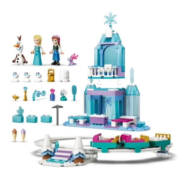 LEGO® Disney: Il castello di ghiaccio di Elsa e le sue avventure con la slitta (43281) immagine 3