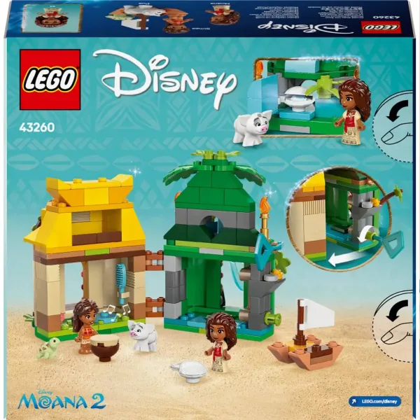 LEGO® Disney: Le allegre avventure di Vaiana sull'isola (43260) immagine 5