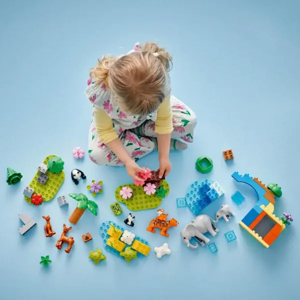 LEGO® DUPLO®: 3 in 1 famiglie di animali nel mondo selvaggio (10446) immagine 3