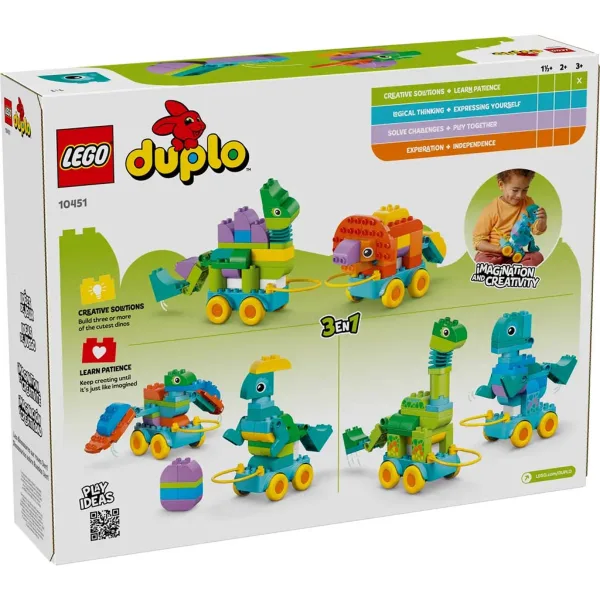 LEGO® DUPLO®: dinosauri rotolanti 3 in 1 (10451) immagine 2