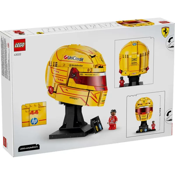 LEGO® Edizioni: casco Scuderia Ferrari HP Lewis Hamilton (43022) immagine 7