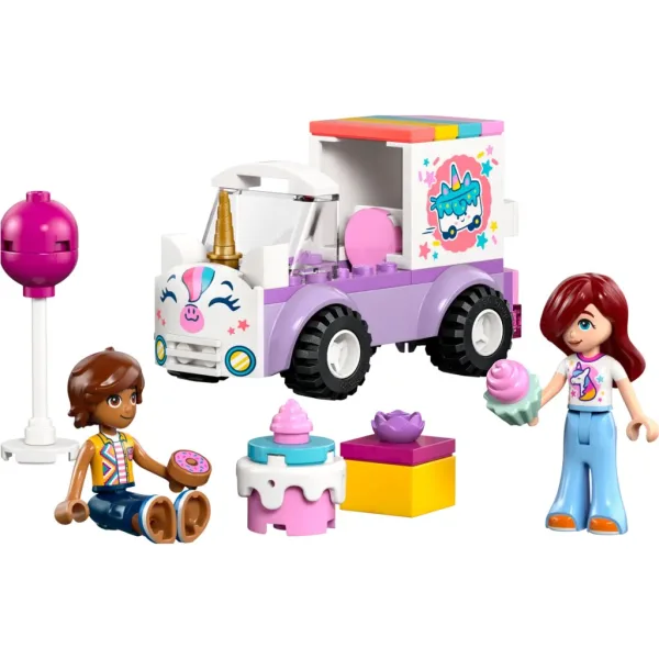 LEGO® Friends: Auto per il trasporto della torta unicorno (42675) immagine 2
