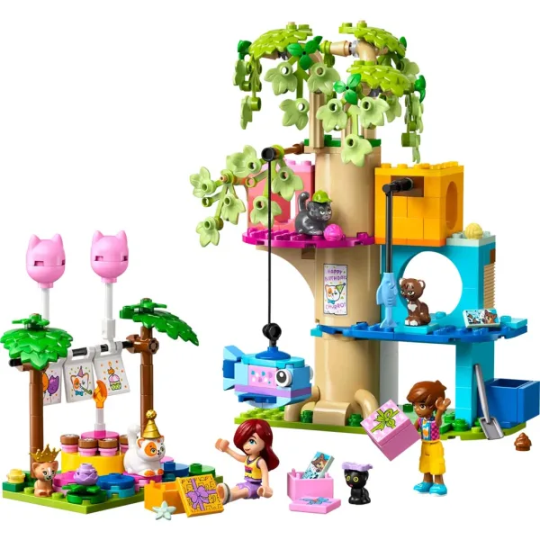 LEGO® Friends: Festa di compleanno dei gatti e casa sull'albero per gatti (42666) immagine 3