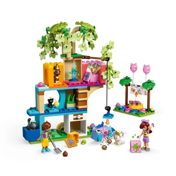 LEGO® Friends: Festa di compleanno dei gatti e casa sull'albero per gatti (42666) immagine 4