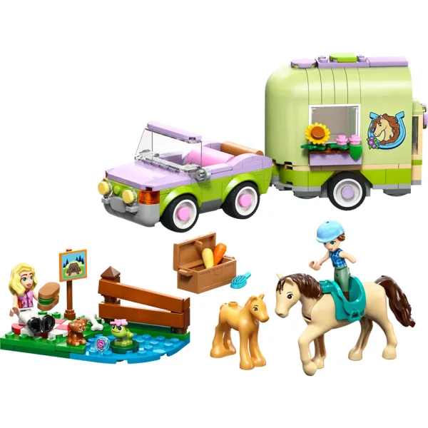 LEGO® Friends: Rimorchio per cavalli e pony (42695) immagine 2