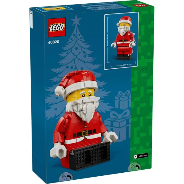 LEGO®: Grande minifigura di Babbo Natale (40820) immagine 5