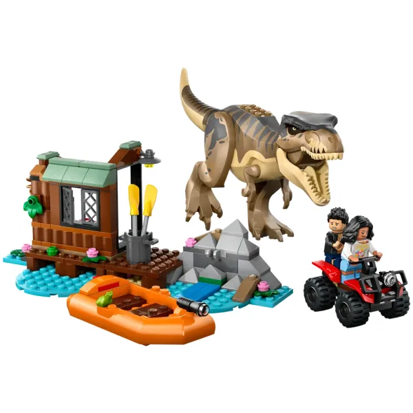 LEGO® Jurassic World: Fuga dal T-Rex sul fiume (76975) immagine 2