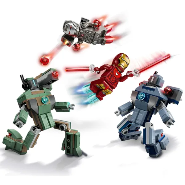 LEGO® Marvel: Iron Man e War Machine contro i droni Hammer (76320) immagine 3