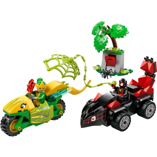 LEGO® Marvel: Spin ed Electro - Inseguimento con il veicolo dinosauro (11198) immagine 3