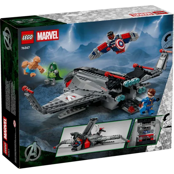 LEGO® Marvel: Vendicatori: Risveglio di Doctor Doom Quinjet (76347) immagine 7