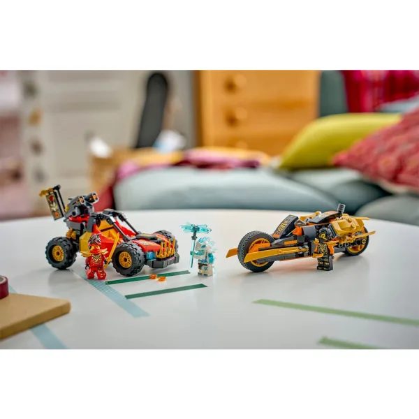 LEGO® Ninjago: Veicoli combinabili di Kai e Cole (71864) immagine 6