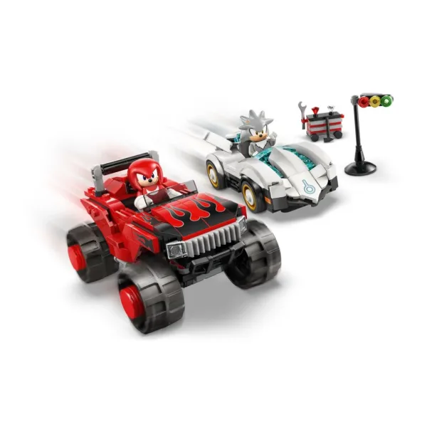 LEGO® Sonic the Hedgehog™: l'auto di Silver contro il monster truck di Knuckles (77118) immagine 3
