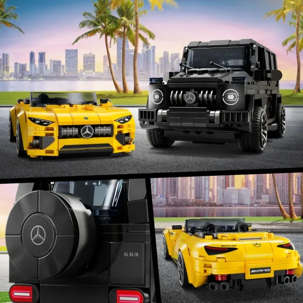 LEGO® Speed Champions: Mercedes-AMG G 63 e Mercedes-AMG SL 63 (76924) immagine 8