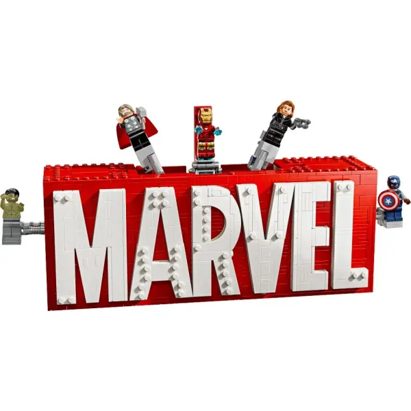 LEGO® Super Heroes: logo MARVEL e minifigure (76313) immagine 2
