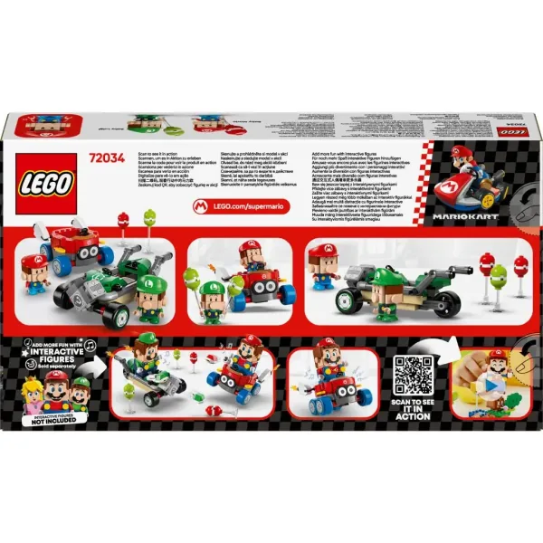 LEGO® Super Mario™: Mario Kart™ – Baby Mario e Baby Luigi (72034) immagine 2