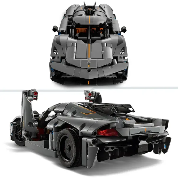 LEGO® Technic: Koenigsegg Jesko Absolut grigio hypercar (42173) immagine 2