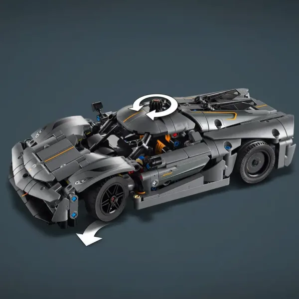 LEGO® Technic: Koenigsegg Jesko Absolut grigio hypercar (42173) immagine 6