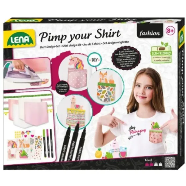 LENA: Potenzia la tua maglietta! - Set creativo per decorare magliette con tasche immagine 1