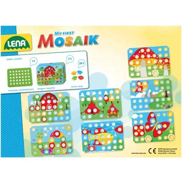LENA: Set di gioco Mosaico Prima Punti - Natura immagine 3