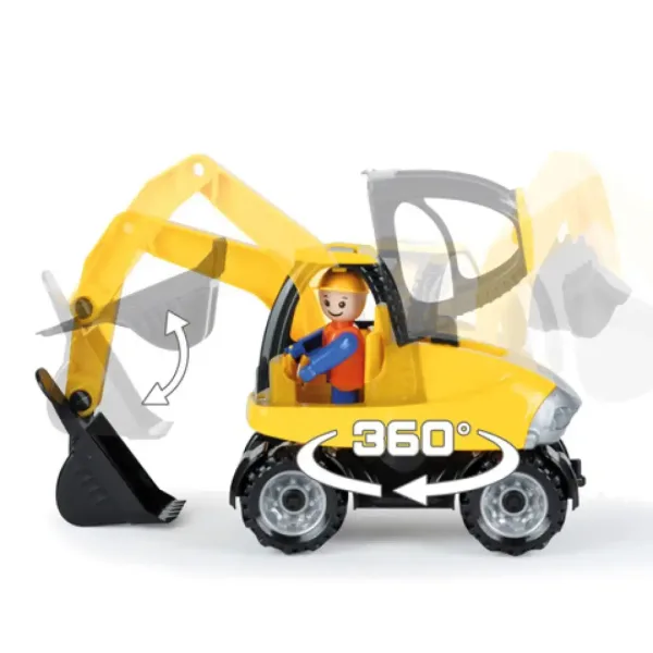 LENA: Truckies escavatore con figura 25cm immagine 3