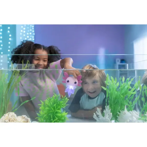 Let’s Glo Axolotl amico luminoso rosa immagine 3