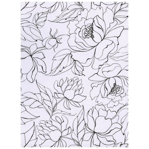 Libro da colorare per adulti - Fiori meravigliosi immagine 2