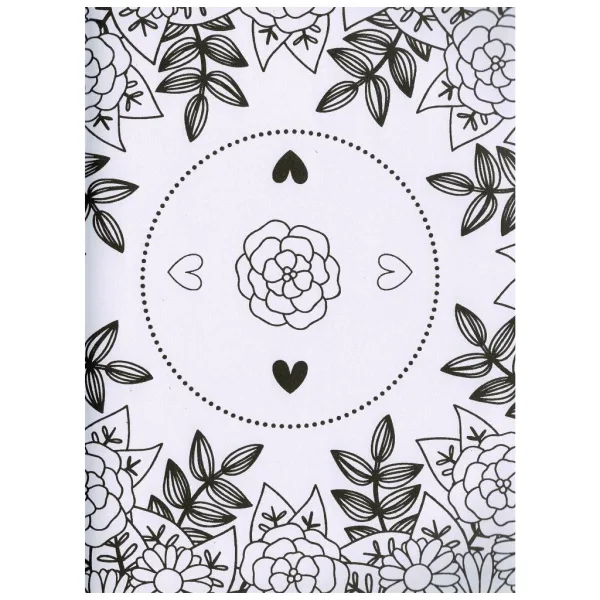 Libro da colorare per adulti - Fiori meravigliosi immagine 3