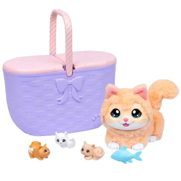 Little Live Pets: Gatto nella cesta con i suoi cuccioli immagine 2