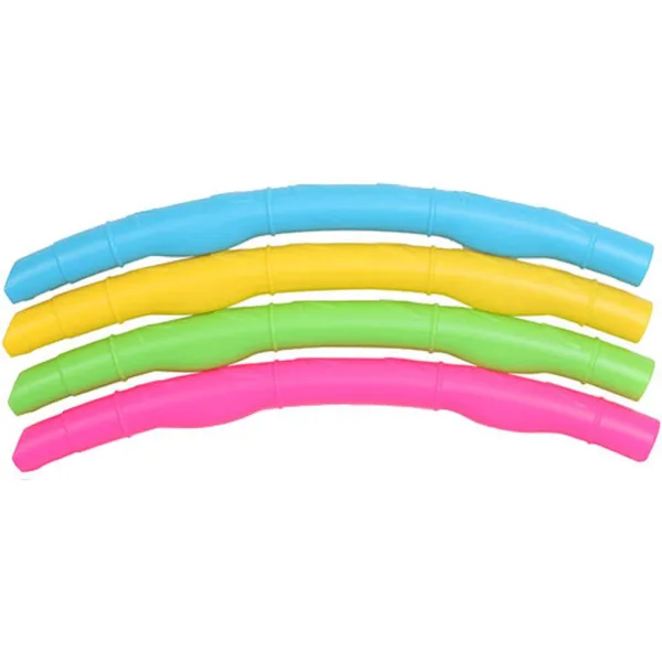 Luna: Cerchio hula hoop arcobaleno smontabile da 8 pezzi 83cm immagine 2