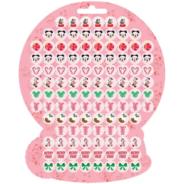 Luna: Disney Minni Mouse set di adesivi natalizi 300pz immagine 4