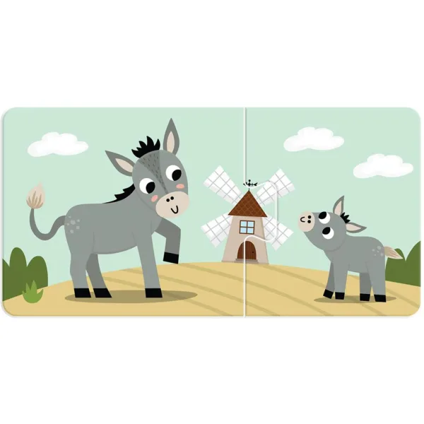 Luna: Il mio primo puzzle – Mamme animali e i loro cuccioli 10x2 pezzi gioco educativo immagine 3