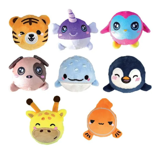 Luna: Palla di peluche morbida rimbalzante con figure di animali in diverse varianti 1 pezzo immagine 2
