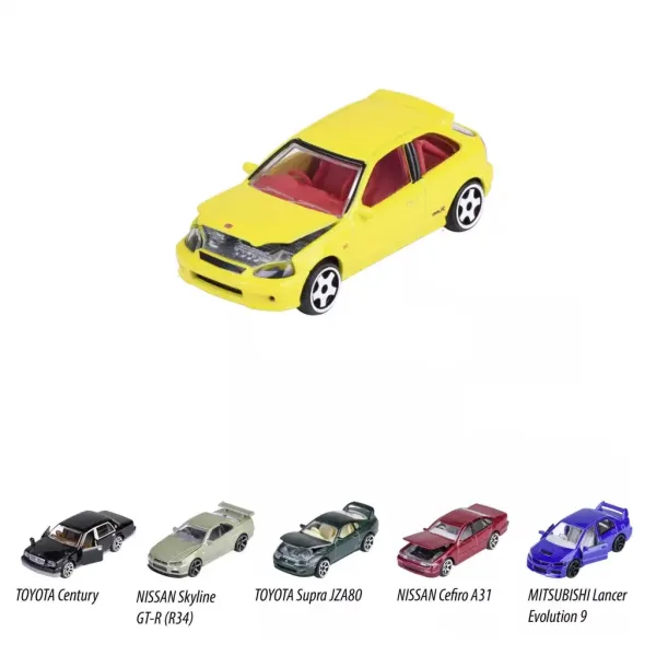 Majorette: serie Giappone modelli di auto in metallo serie 16 in diverse varianti 1/64 1 pz immagine 2