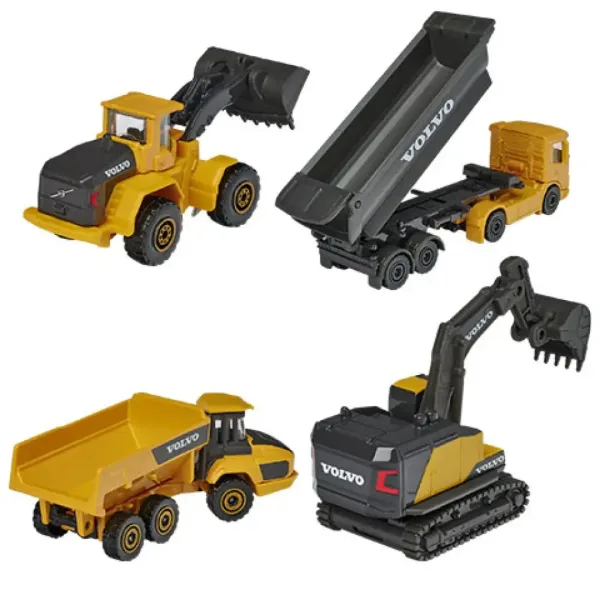 Majorette - Edizione Volvo set di macchine da costruzione 4 pezzi - Simba Toys immagine 3