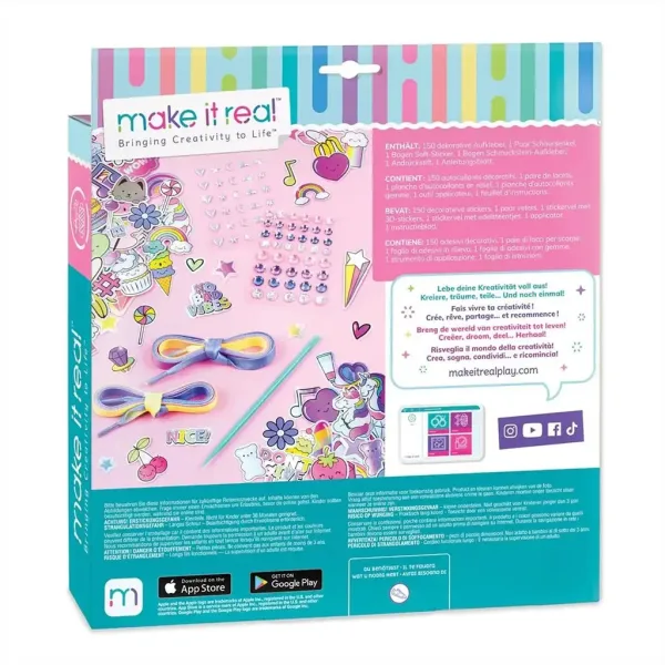Make It Real: Sticker Chic Decorazione Scarpe - La moda della strada arcobaleno immagine 2