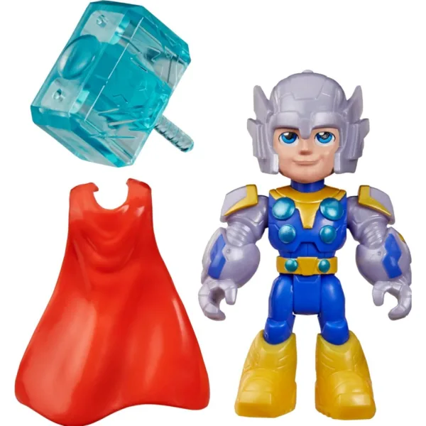 Marvel Iron Man e i suoi fantastici amici: figura di Thor con accessori - Hasbro immagine 2