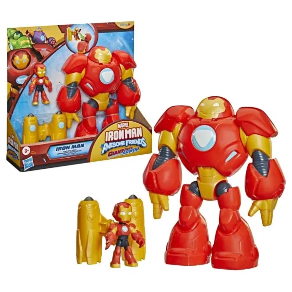 Marvel Iron Man e i suoi fantastici amici - Gioco set Armor Iron Man di dimensioni giganti - Hasbro immagine 3