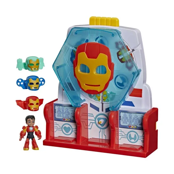 Marvel Iron Man e i suoi fantastici amici - Set di gioco Hall of Armor - Hasbro immagine 2