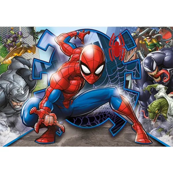 Marvel Spider-Man Supercolor puzzle da 104 pezzi - Clementoni immagine 2