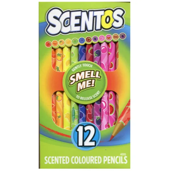 Scentos matite colorate profumate da 12 pezzi immagine 1