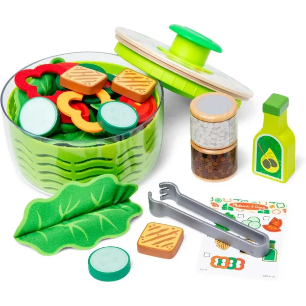 Melissa&Doug: Set di gioco per affettare insalata - Spin Master immagine 3