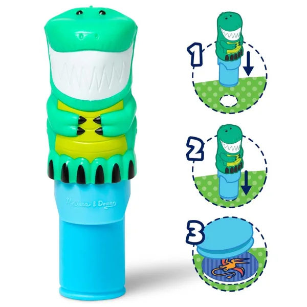 Melissa&Doug: Sticker WOW! Timbro adesivo – Dinosauro – Spin Master immagine 2