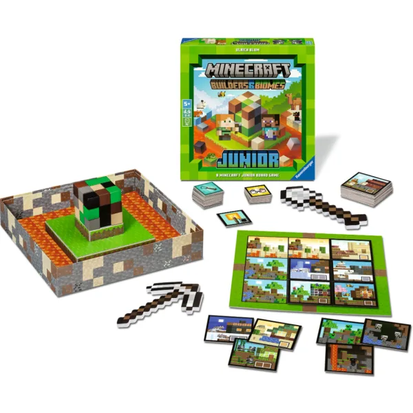 Minecraft: Builders & Biomes gioco da tavolo junior - Ravensburger immagine 2