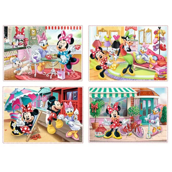 Minnie Mouse e i suoi amici puzzle 12,15,20,24 pezzi 4 in 1 - Trefl immagine 2