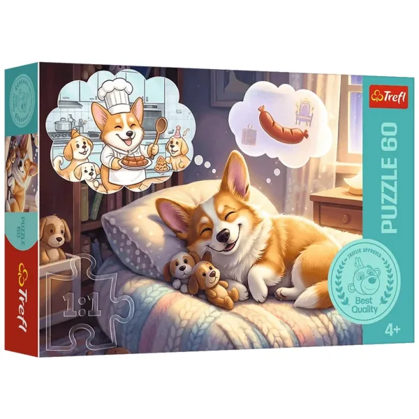 Mondo dei Corgi puzzle da 60 pezzi - Trefl immagine 1