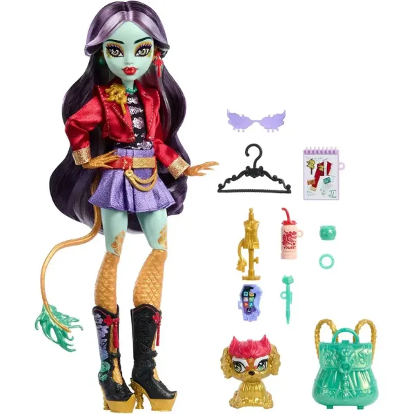 Monster High bambola - Jinafire Long bambola con accessori - Mattel immagine 2