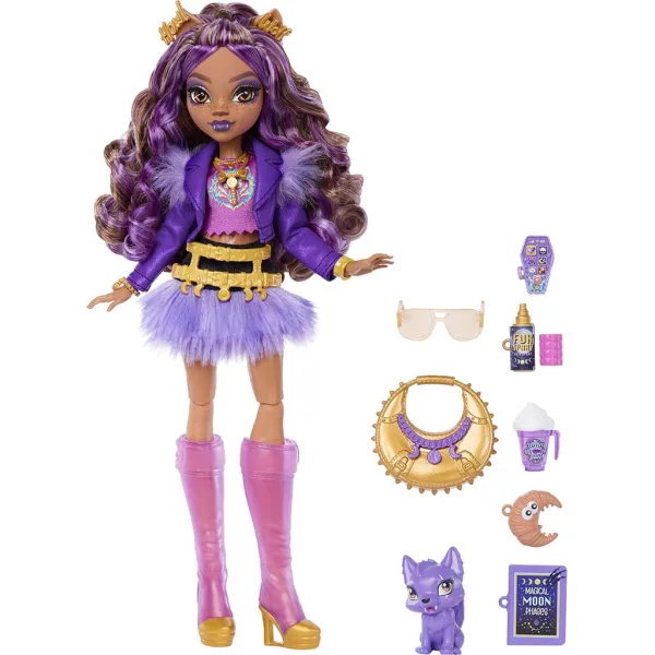 Monster High Clawdeen Wolf bambola con accessori - Mattel immagine 2